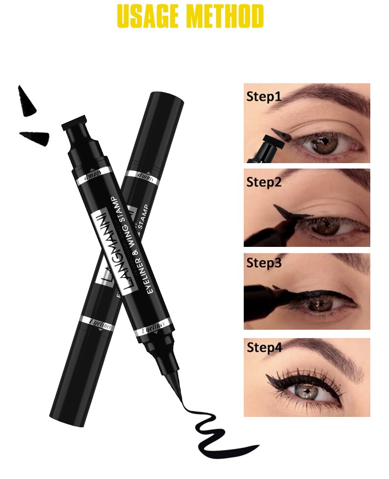 Double-Head Waterproof Liquid Eyeliner Double-Head Waterproof Liquid Eyeliner