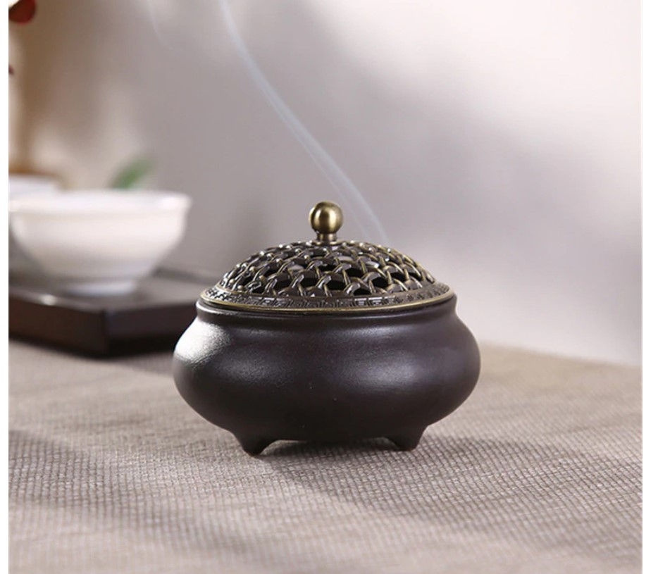 Arabian Nights Themed Ceramic Incense Burner