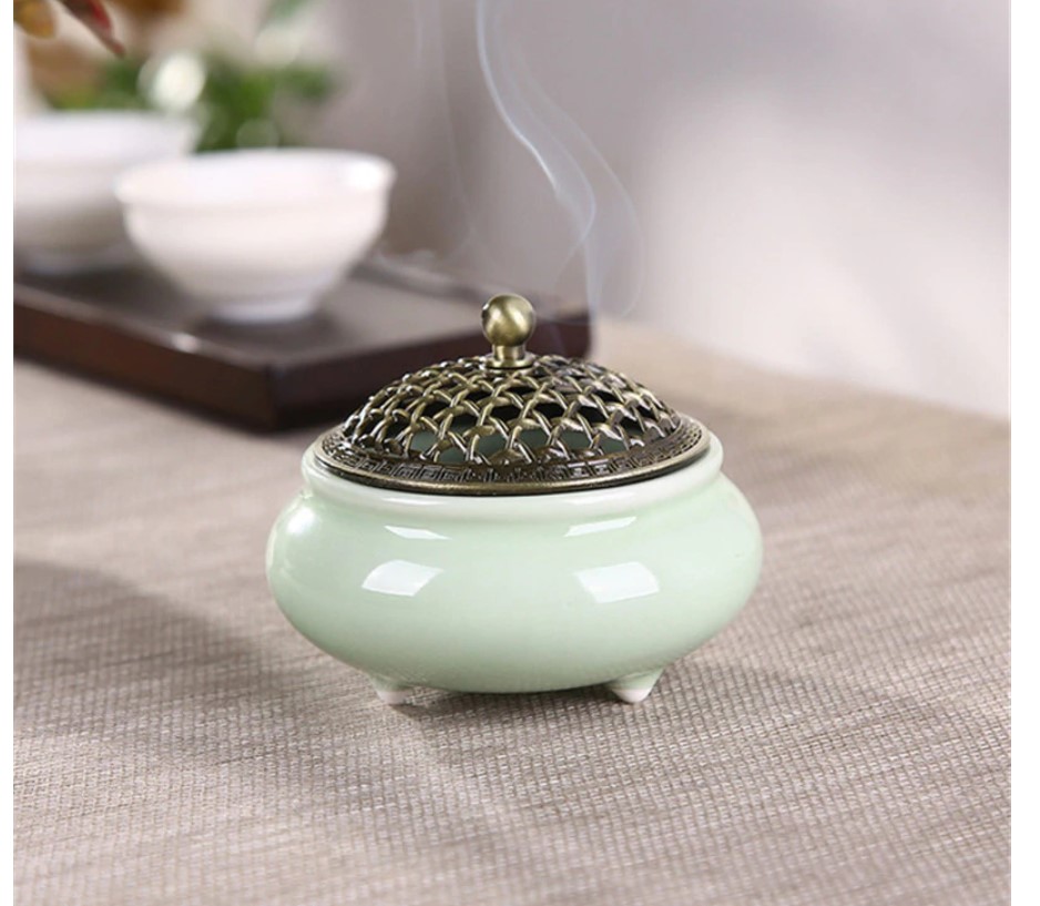 Arabian Nights Themed Ceramic Incense Burner