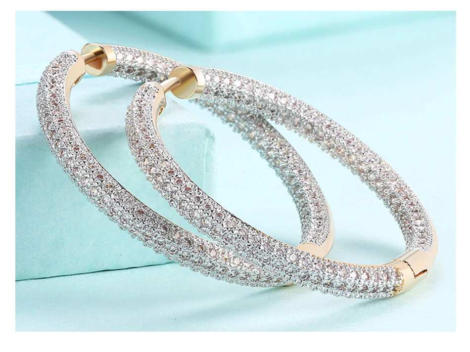 Women's Sterling Silver Big Hoop Earrings Women's Sterling Silver Big Hoop Earrings