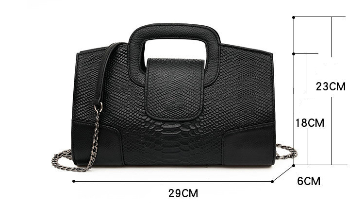 Snake Patterned Cowhide Leather Clutch Bag for Women Snake Patterned Cowhide Leather Clutch Bag for Women