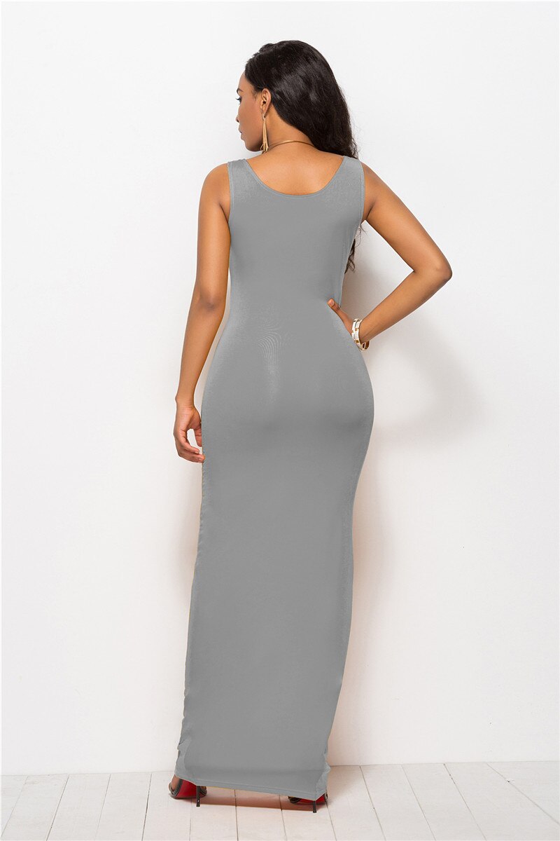 Women's Slim Fit Summer Sleeveless Dress