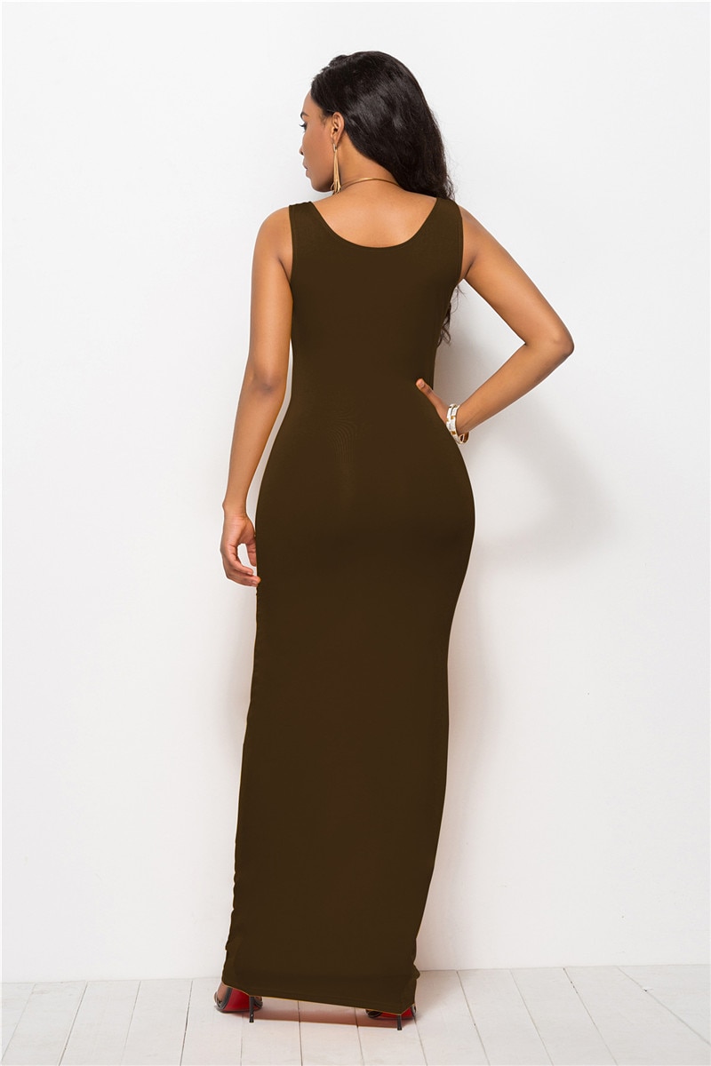 Women's Slim Fit Summer Sleeveless Dress