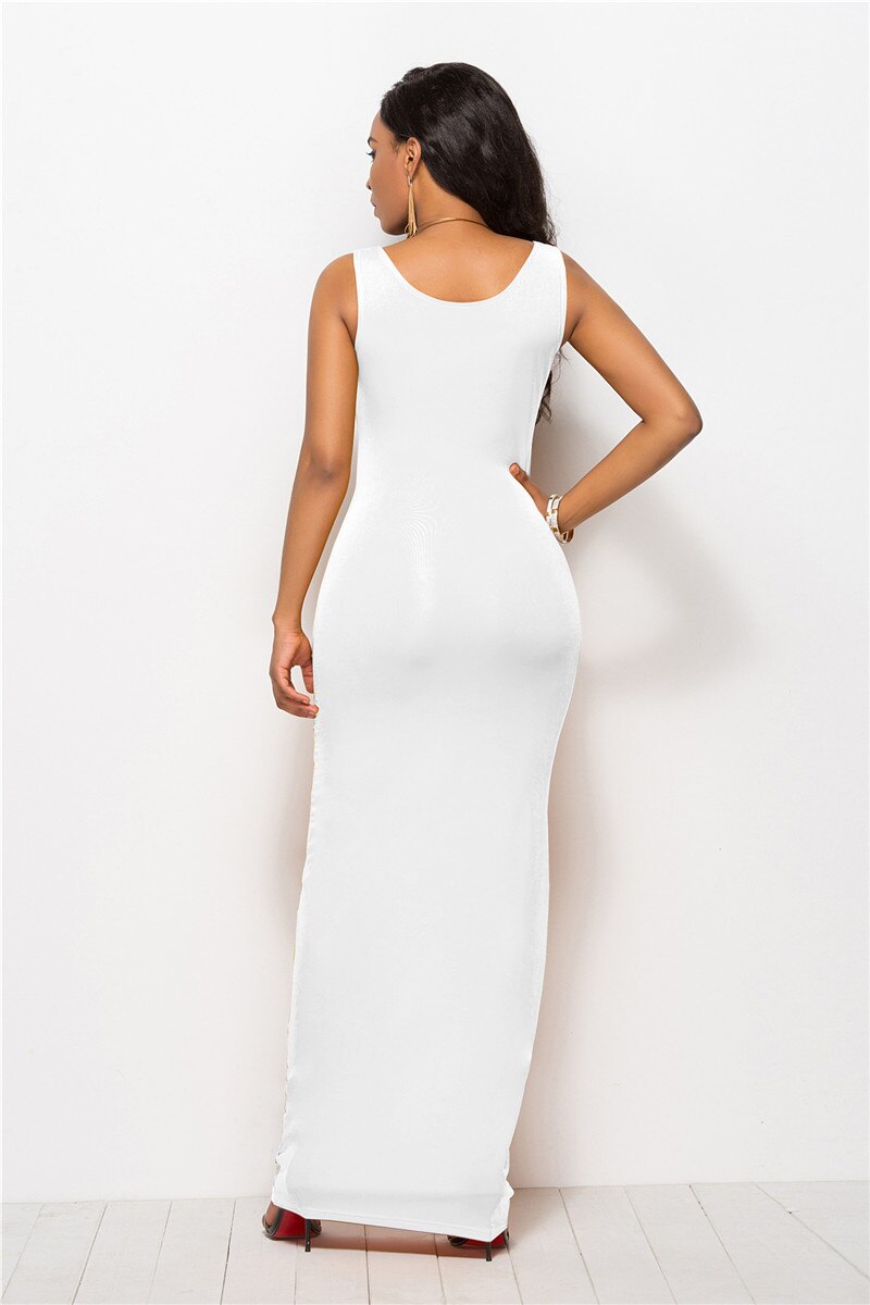 Women's Slim Fit Summer Sleeveless Dress