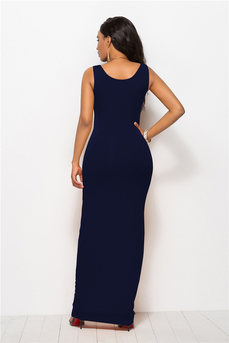Women's Slim Fit Summer Sleeveless Dress