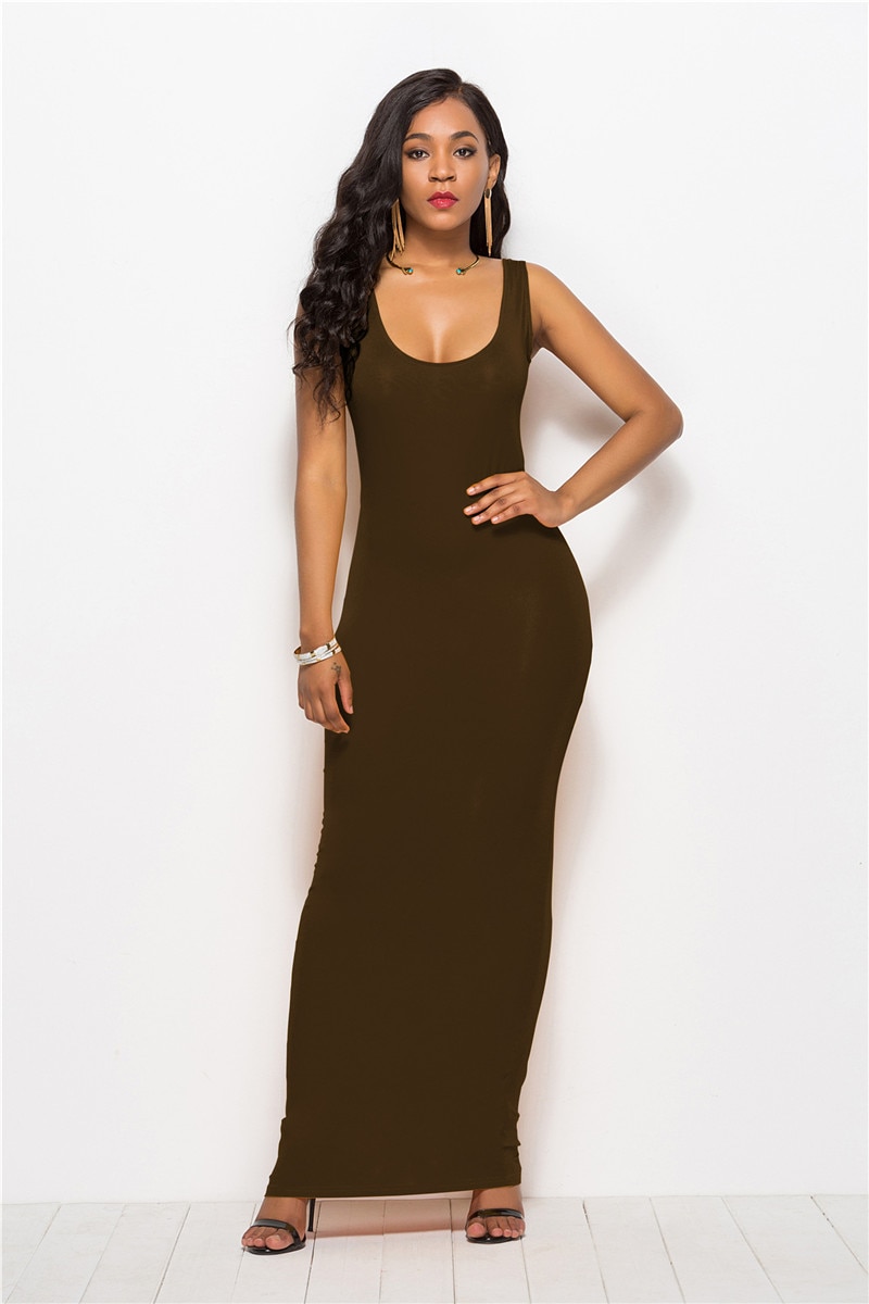 Women's Slim Fit Summer Sleeveless Dress