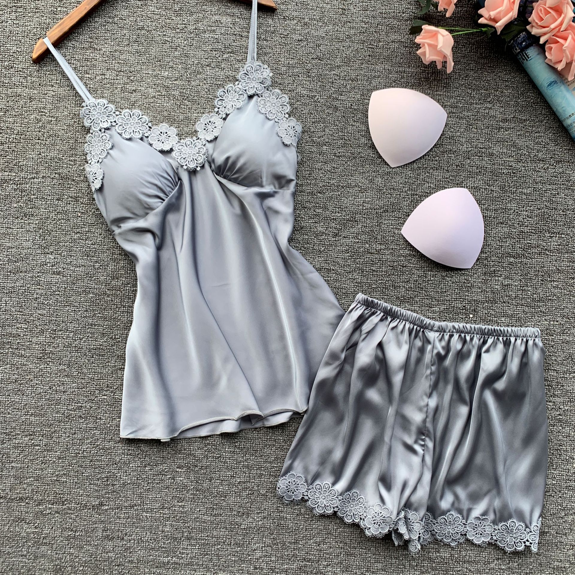 Lace Wedding Sleepwear Lingerie Set for Women