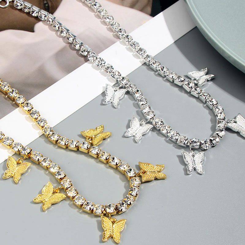 Vintage Butterfly Necklace Best Sellers Necklaces Women Jewellery Metal Color : 029601RD|029602GD|029602RD|029602SL|029401PK|029402GD|029403GY|029404SL|029501GD|029502GD|029503GD|029504GD|029505GD|029701RR|029701RS|029701YW|029702RR|029702RS|029702OR 