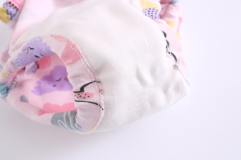 Reusable 6 Layers Baby Cotton Diapers Reusable 6 Layers Baby Cotton Diapers