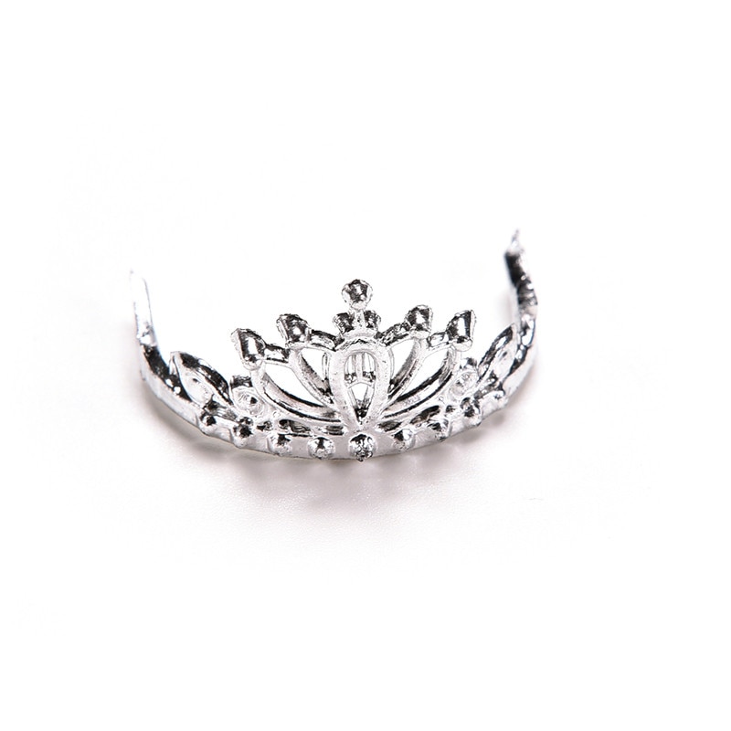 Silver Princess Crowns For Barbie Doll 20 Pcs Set