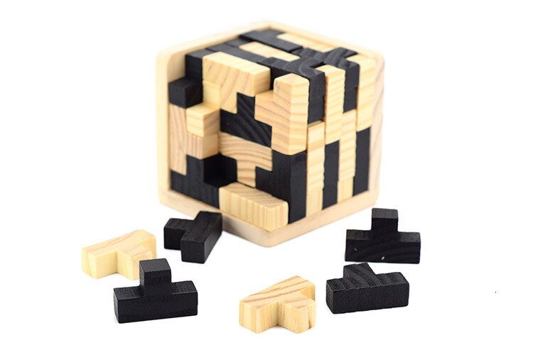 3D Wooden Puzzle Cube