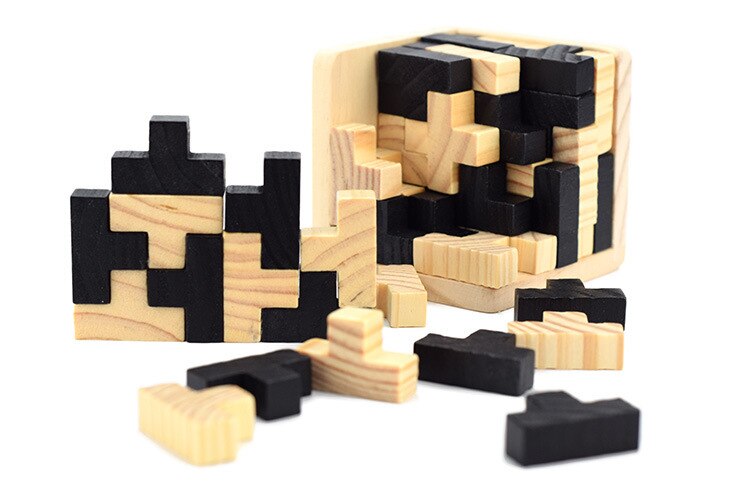 3D Wooden Puzzle Cube