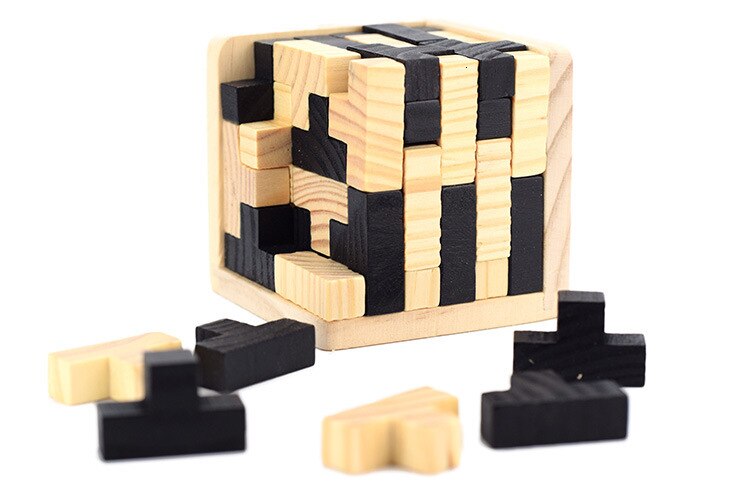 3D Wooden Puzzle Cube