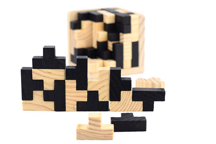 3D Wooden Puzzle Cube