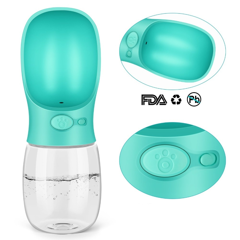 Pets Drinking Bottle with Button Lock