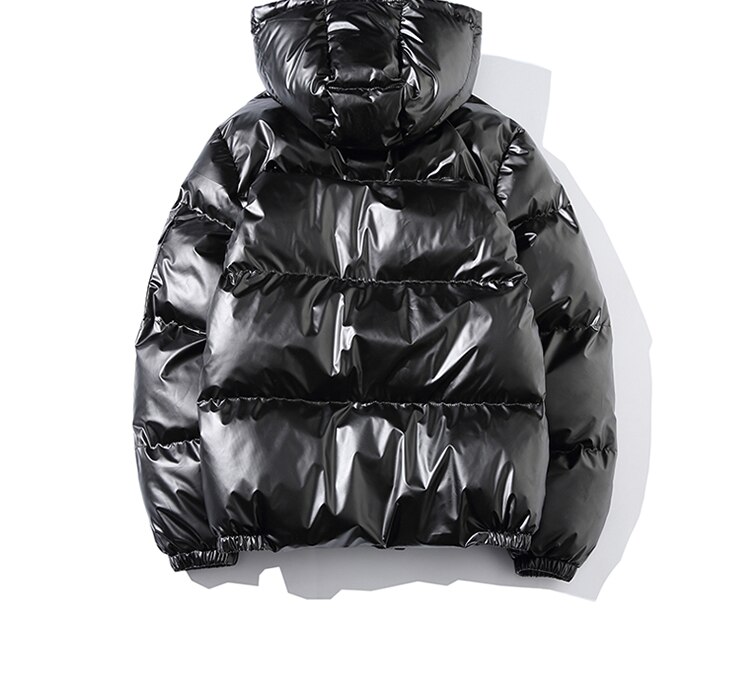 Oversized Women's Down Jacket in Metalic Colors