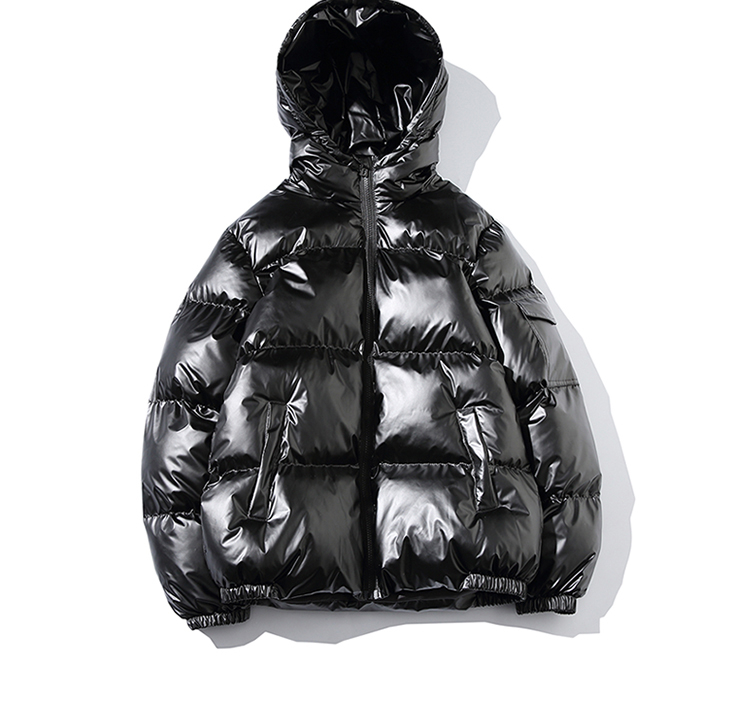 Oversized Women's Down Jacket in Metalic Colors