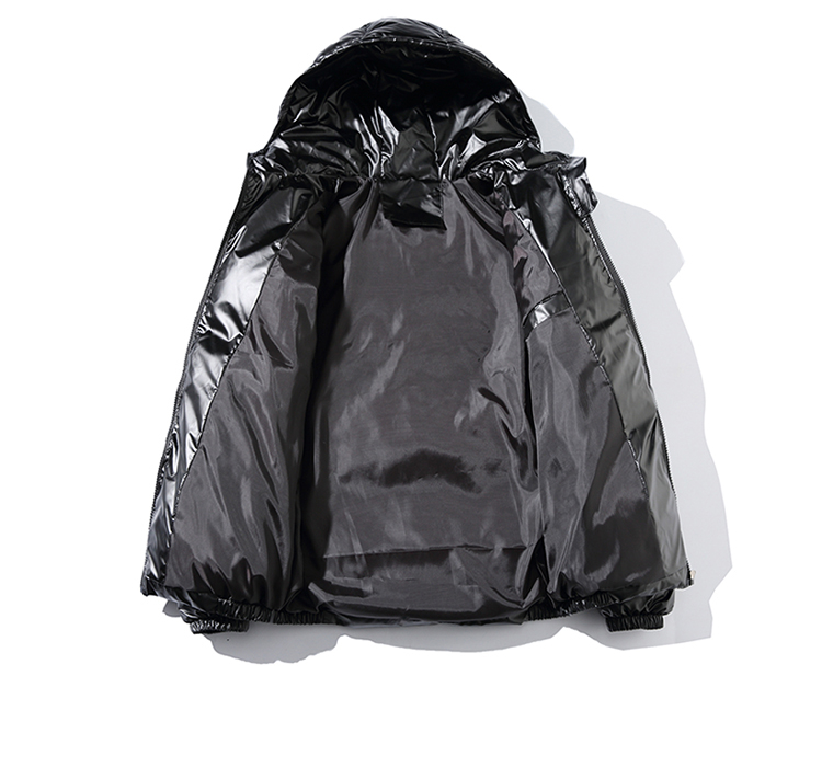 Oversized Women's Down Jacket in Metalic Colors