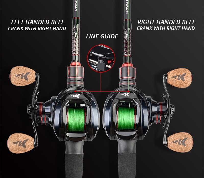 Bait Casting Reel with Dual Brake System for Fishing