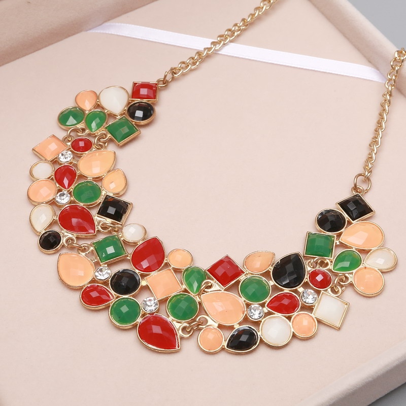 Multicolor Statement Necklace for Women