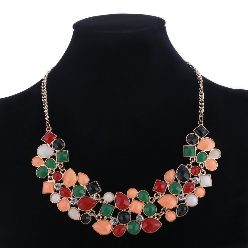 Multicolor Statement Necklace for Women
