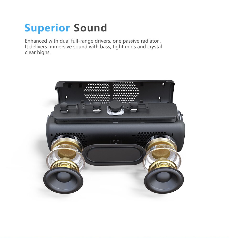 Outdoor Wireless Speaker with Microphone