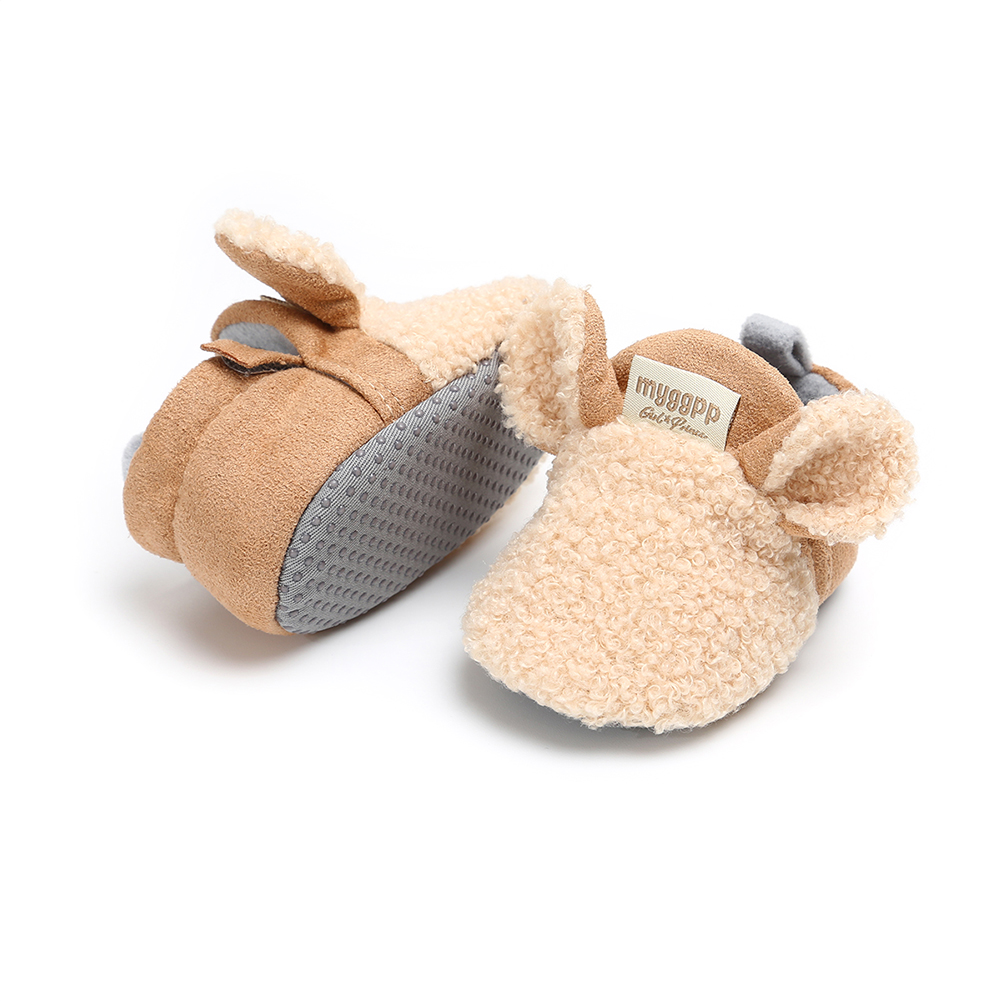 Baby Girl's Fluffy Animal Shaped Slippers