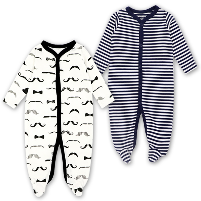 Newborn Baby Cotton Jumpsuits 2 pcs Set