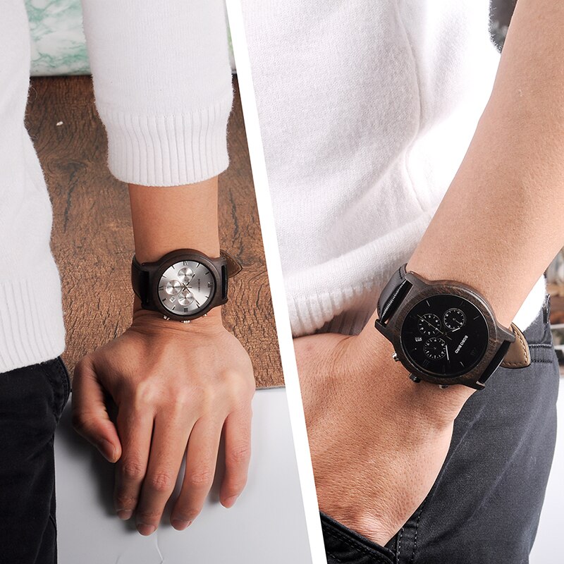Men's Mechanical Leather Watch