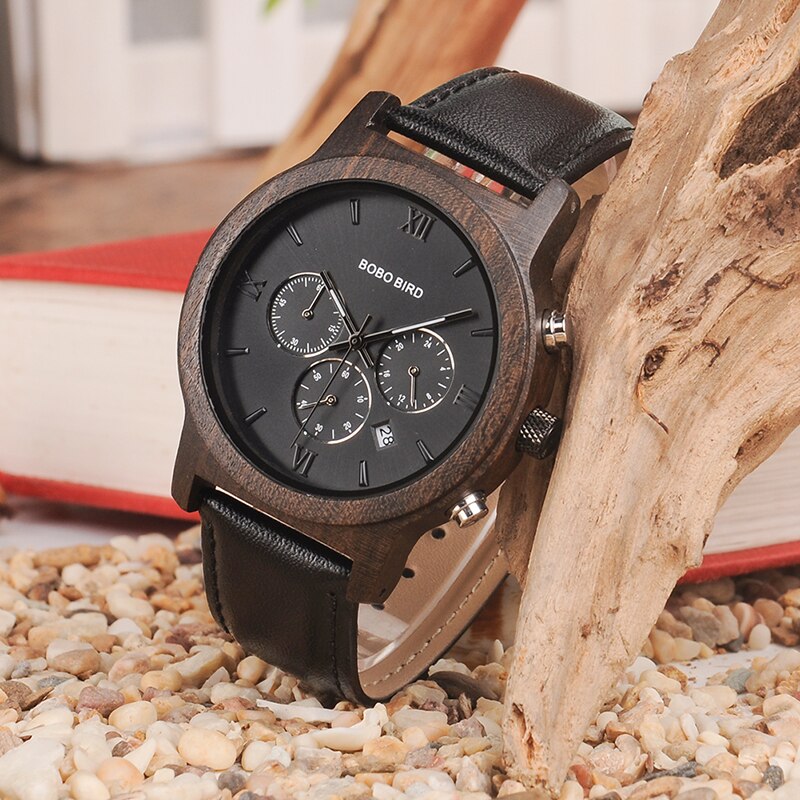 Men's Mechanical Leather Watch