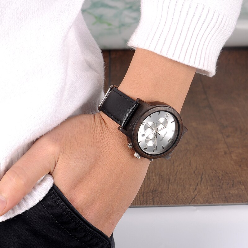 Men's Mechanical Leather Watch