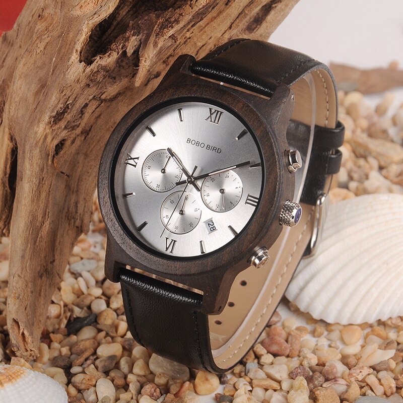Men's Mechanical Leather Watch