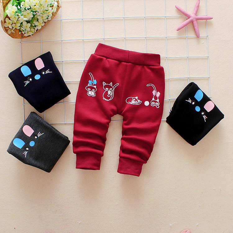 Baby Girl's Woolen Sweatpants