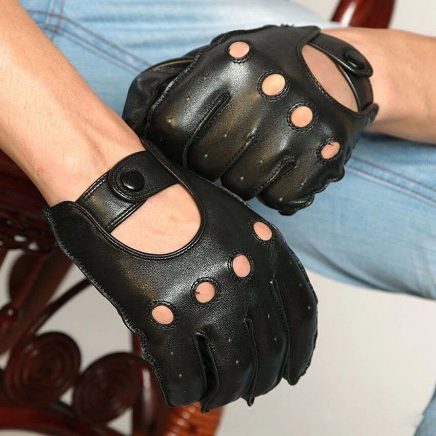 Men's Breathable Leather Gloves