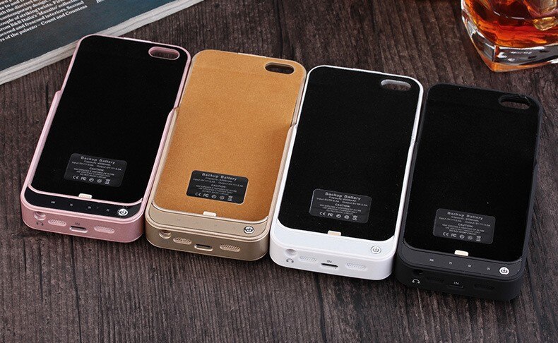 4200 mAh External Battery Charger Case for iPhone 5 5s SE