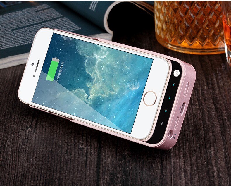 4200 mAh External Battery Charger Case for iPhone 5 5s SE
