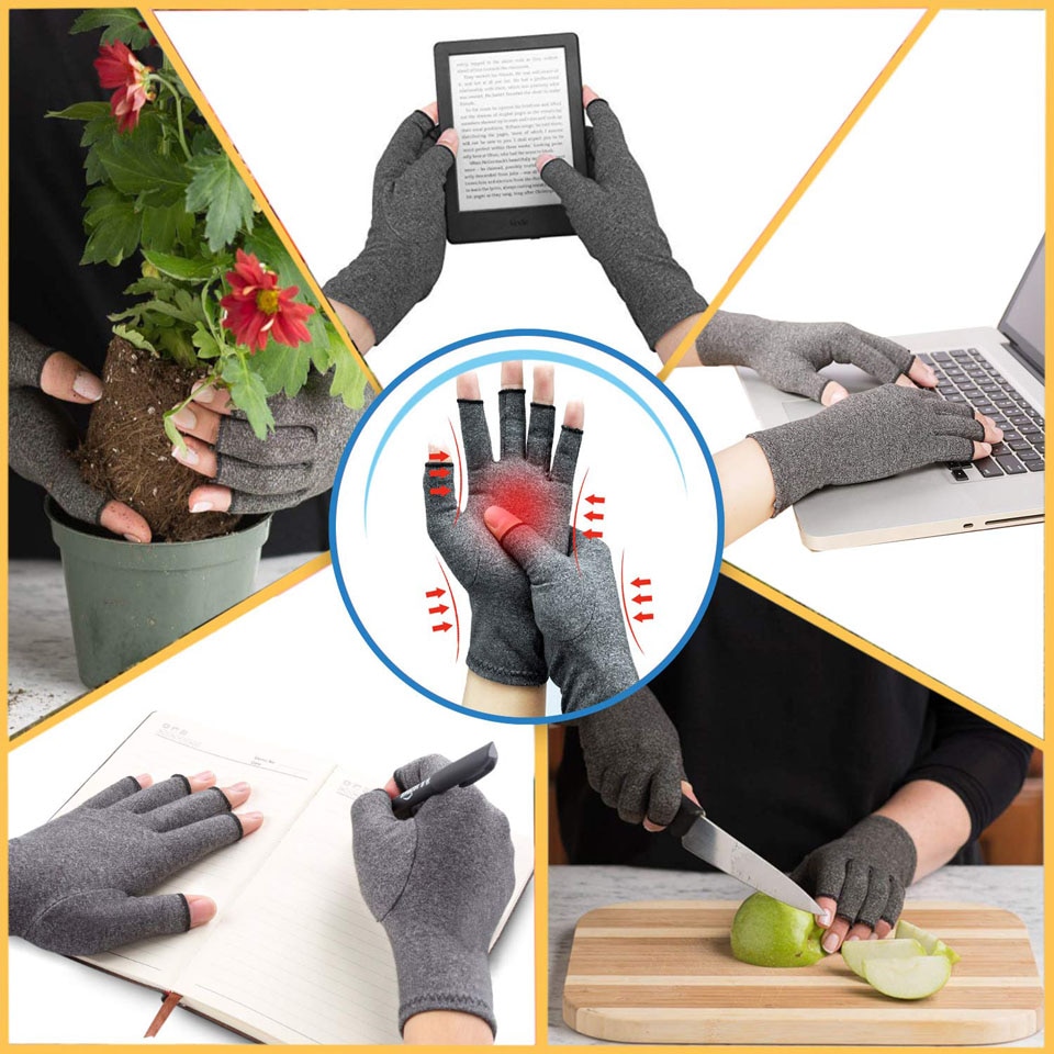 Pain Relief Half Finger Compression Gloves