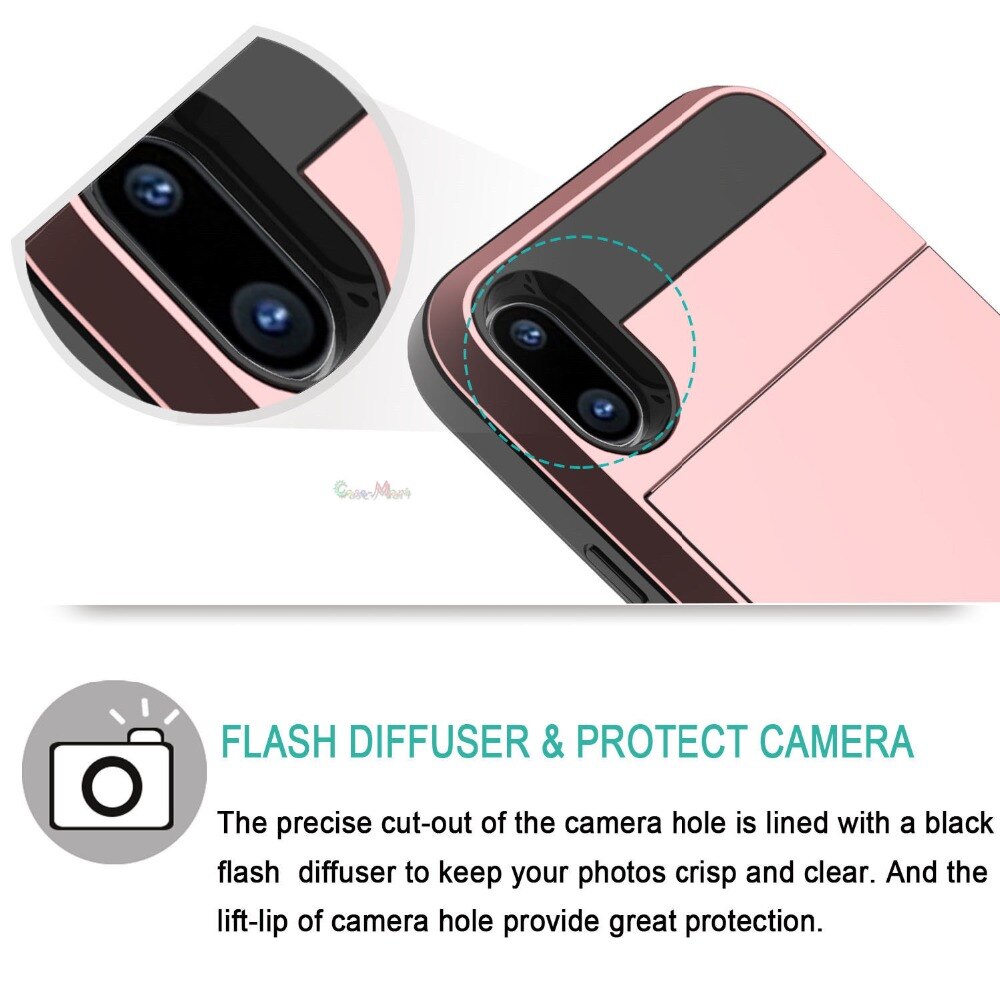 Slide Credit Card Slot Wallet Phone Case for iPhone Slide Credit Card Slot Wallet Phone Case for iPhone