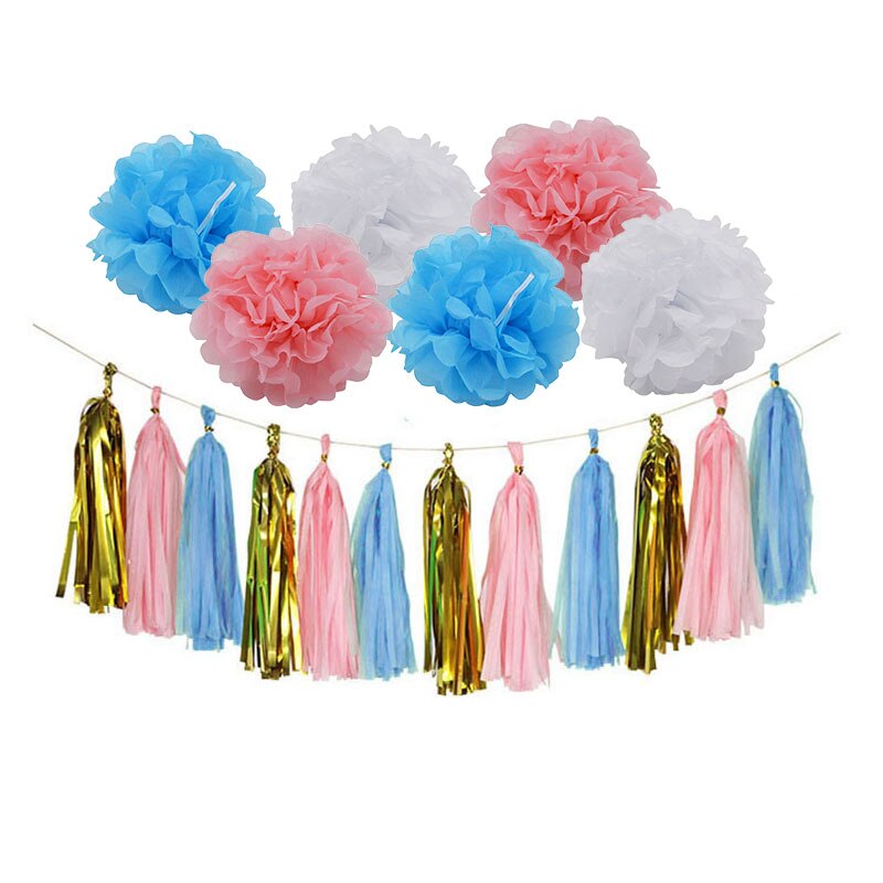 Gender Reveal Party Tableware Set & Decorations Gender Reveal Party Tableware Set & Decorations