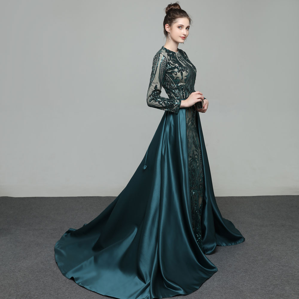 Women's Satin Evening Dress