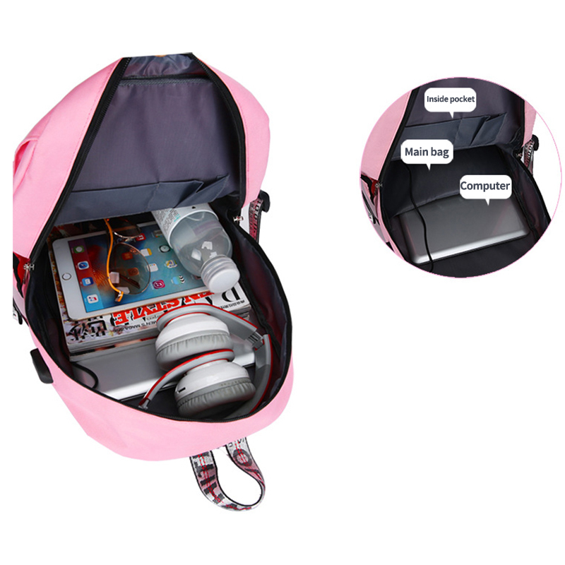 Teenage Girl's School Bag with Lock