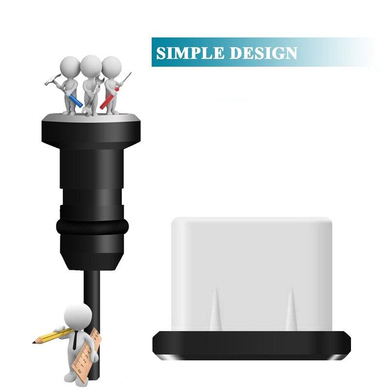 Type C Mobile Phone Accessories Dust Plug Gadgets Charging Port Jack USB C for Samsung S10 S9 S8 Note 8 9 Huawei P10 P20 P30 Pro