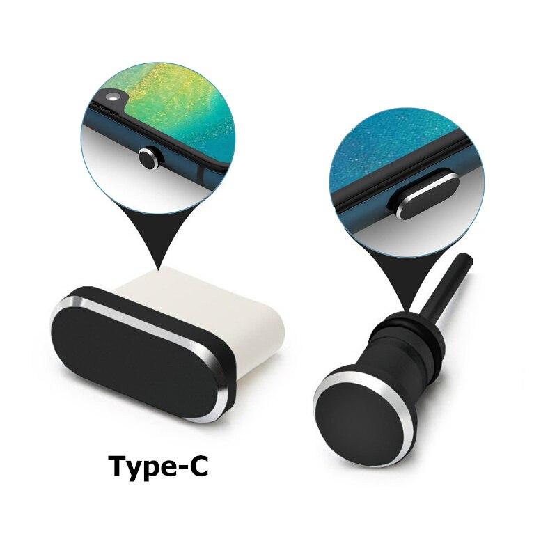 Type C Mobile Phone Accessories Dust Plug Gadgets Charging Port Jack USB C for Samsung S10 S9 S8 Note 8 9 Huawei P10 P20 P30 Pro