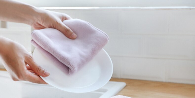 Simple Microfiber Kitchen Towel 3 pcs Set