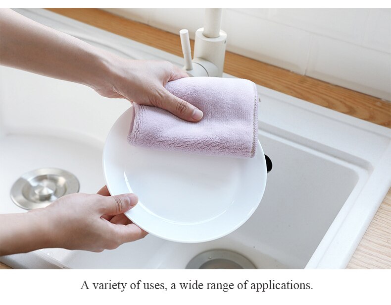 Simple Microfiber Kitchen Towel 3 pcs Set