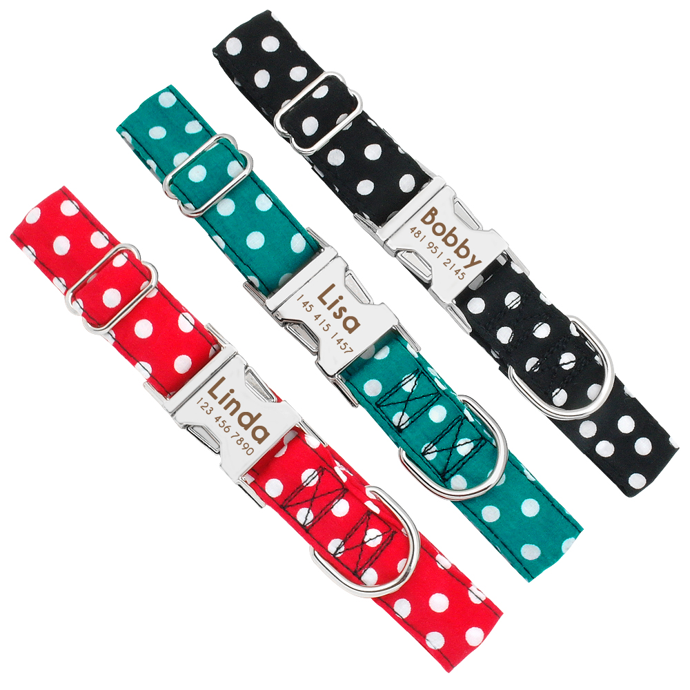 Dog's Polka Dot Collar