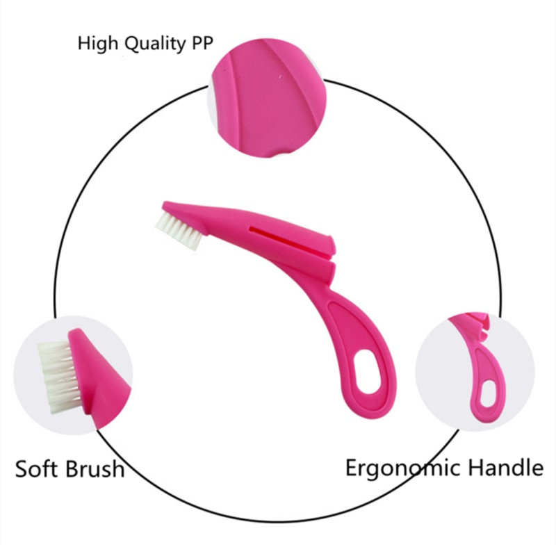 Ergonomic Design Finger Toothbrush for Pets