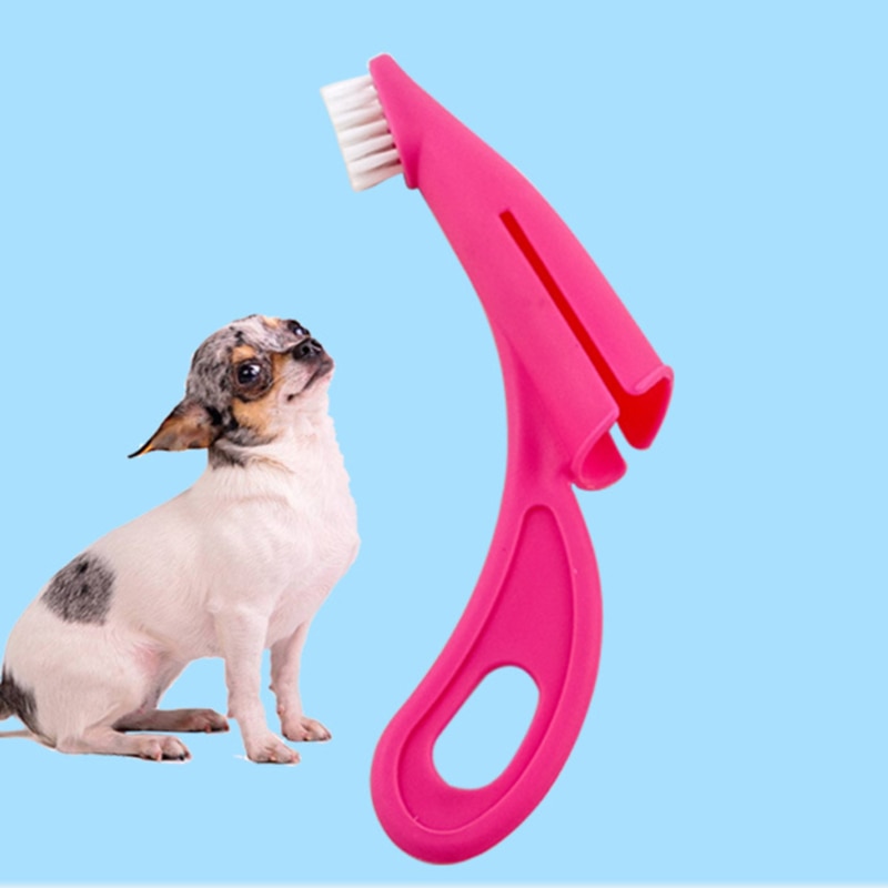 Ergonomic Design Finger Toothbrush for Pets