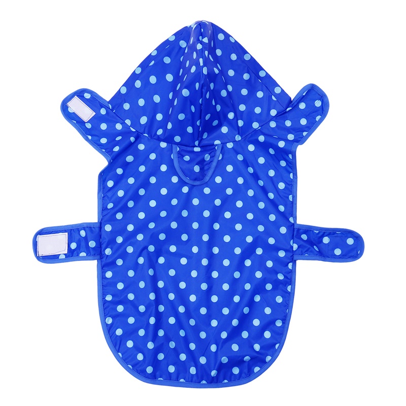 Reflective Polka Dot Printed Raincoat for Big Dog