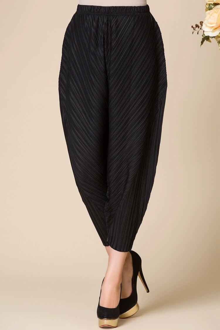 Women's Breathable Pleated Trousers